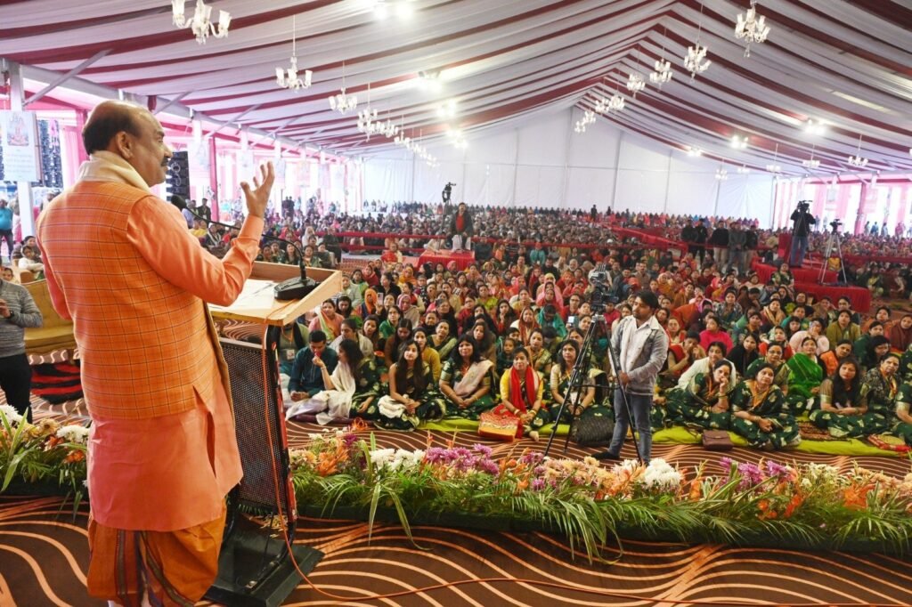 संसदीय क्षेत्र कोटा में आयोजित की जा रही भव्य श्री राम कथा में श्री रामचरितमानस की अर्चना का सौभाग्य प्राप्त हुआ।