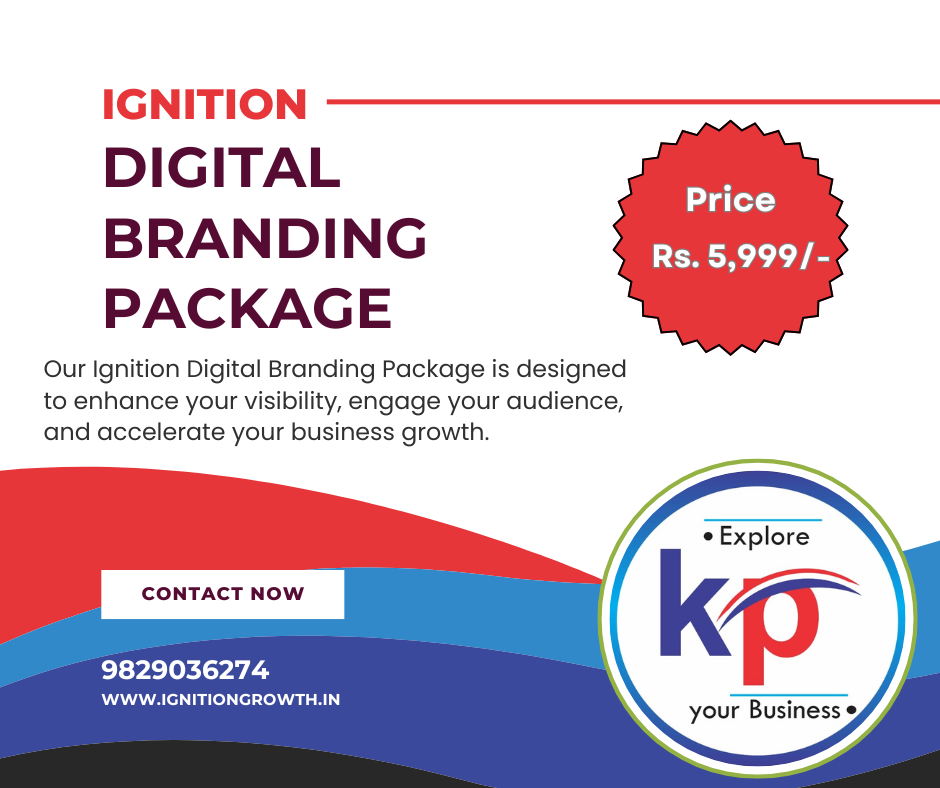Elevate Your Business with Kotapride’s Ignition Digital Branding Package in Rajasthan