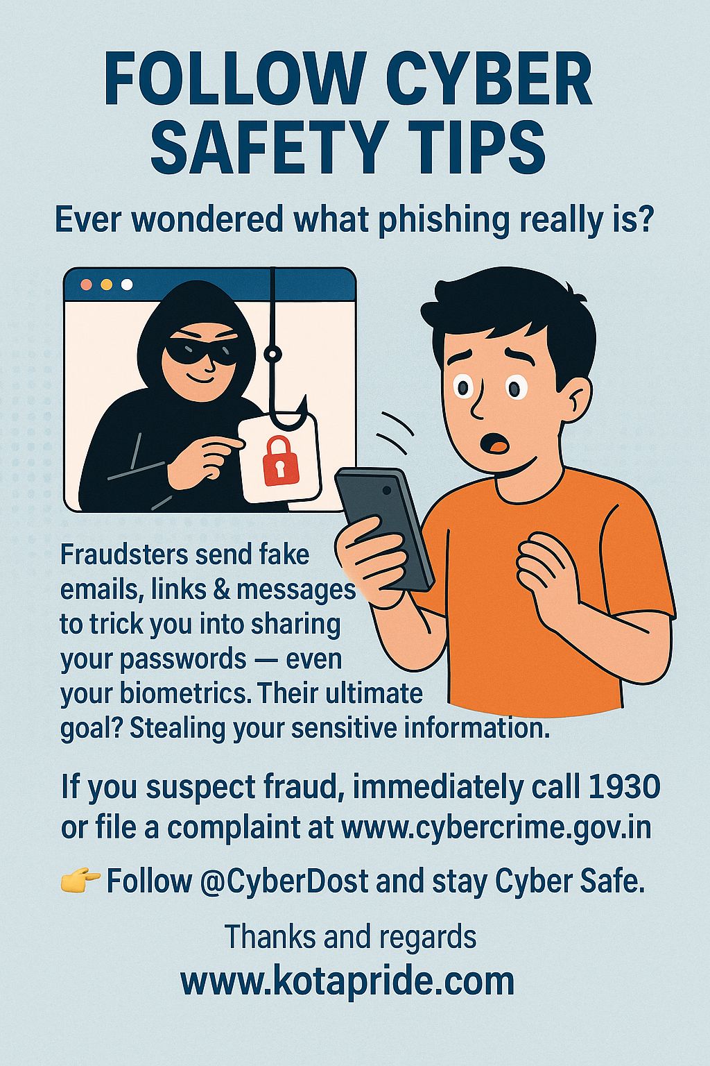 Cyber Safety Tips By Kotapride