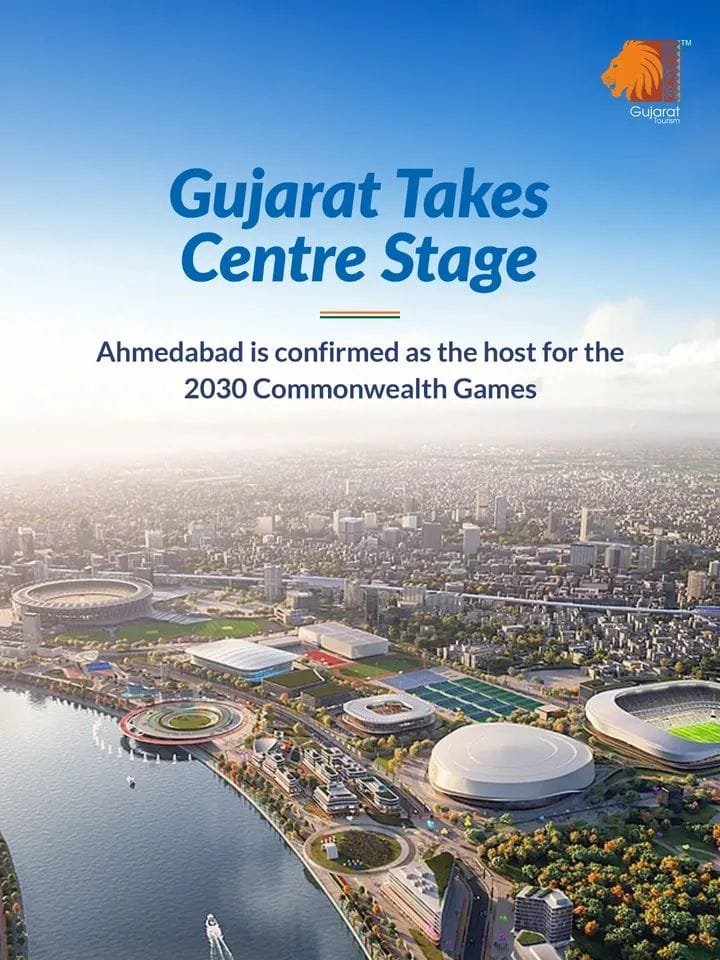 Ahmedabad becomes the Host city for the 2030 Commonwealth Games