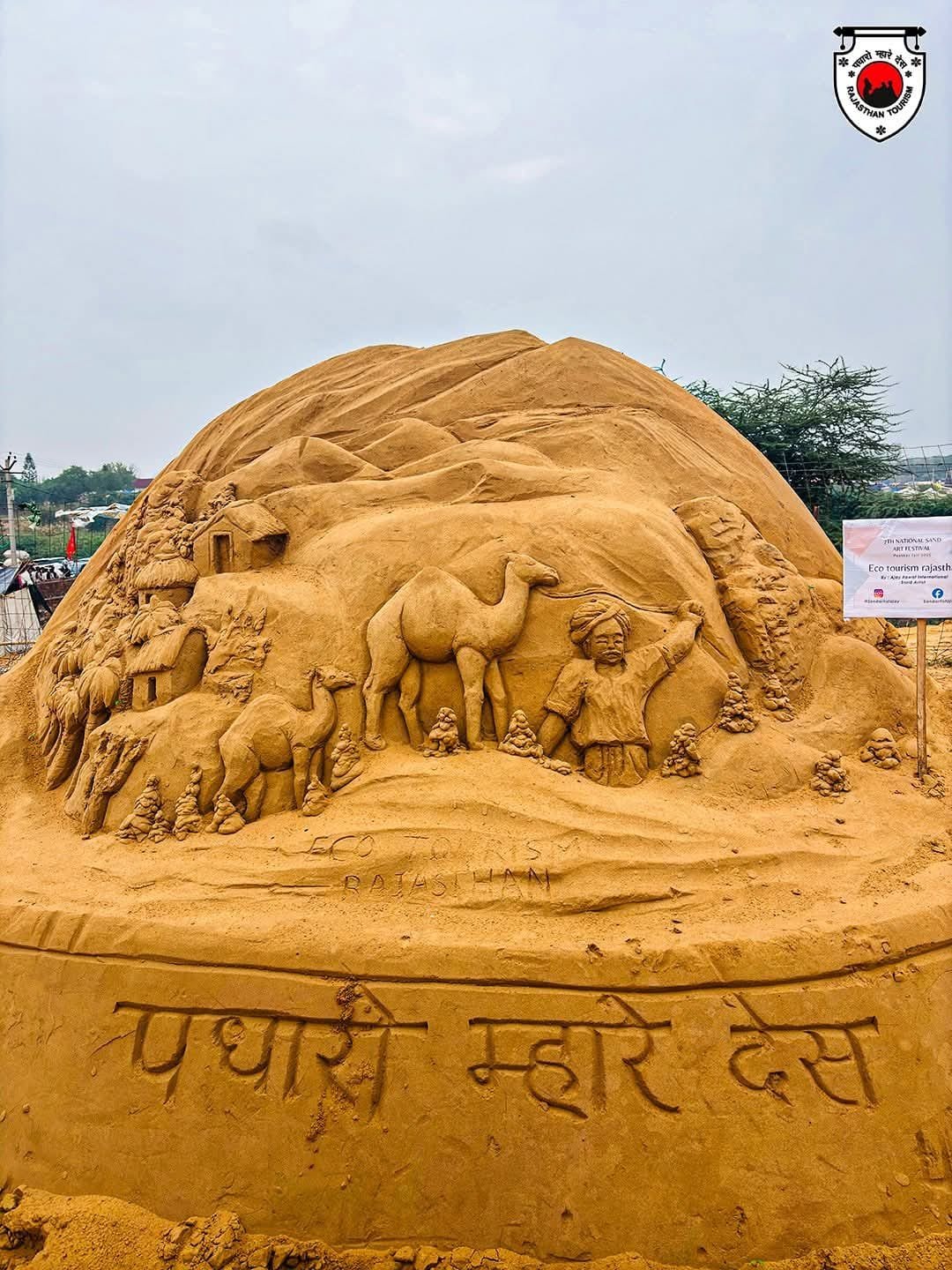 Sand Artworks at the Pushkar Fair 2025