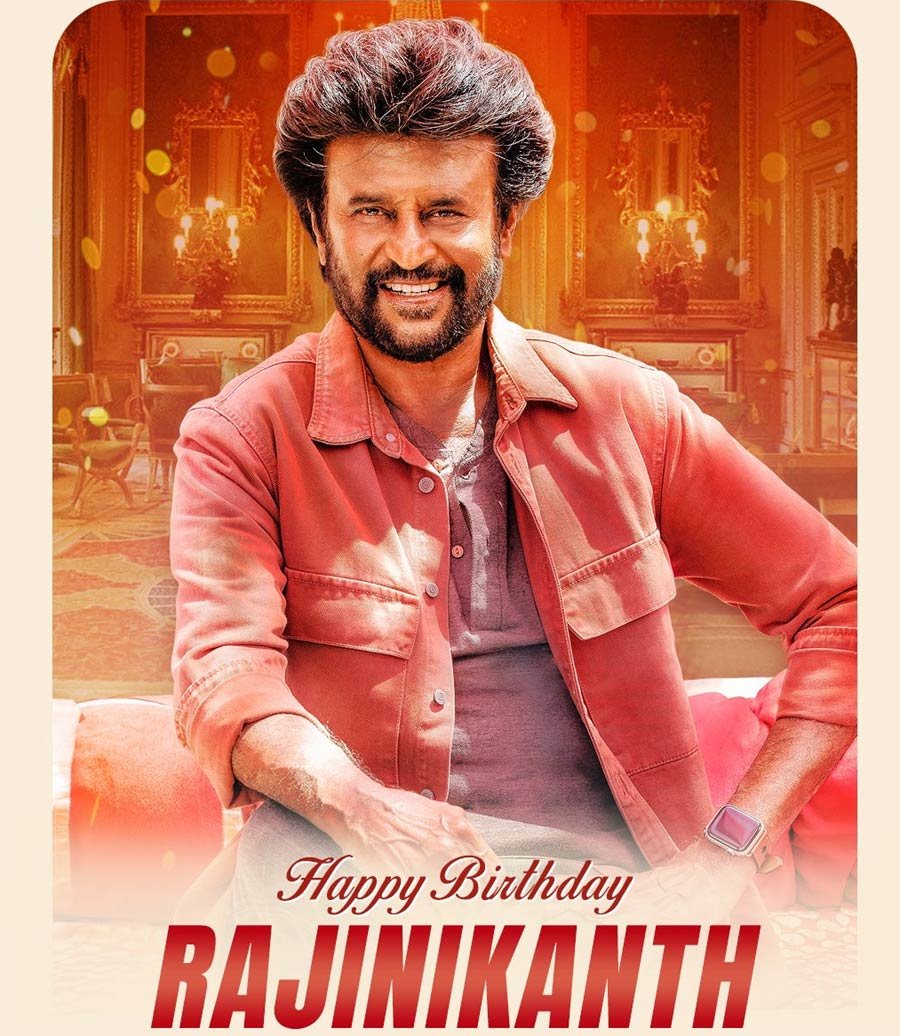 Happy 75th birthday Thiru Rajinikanth Ji