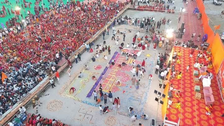 Grand Kalash Yatra Program organized at Khairabad Mela Ground, Ramganj Mandi