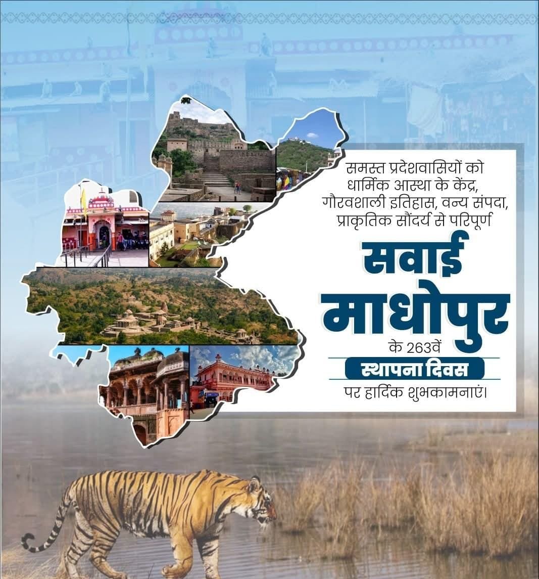 Happy 263rd Foundation Day of Sawai Madhopur