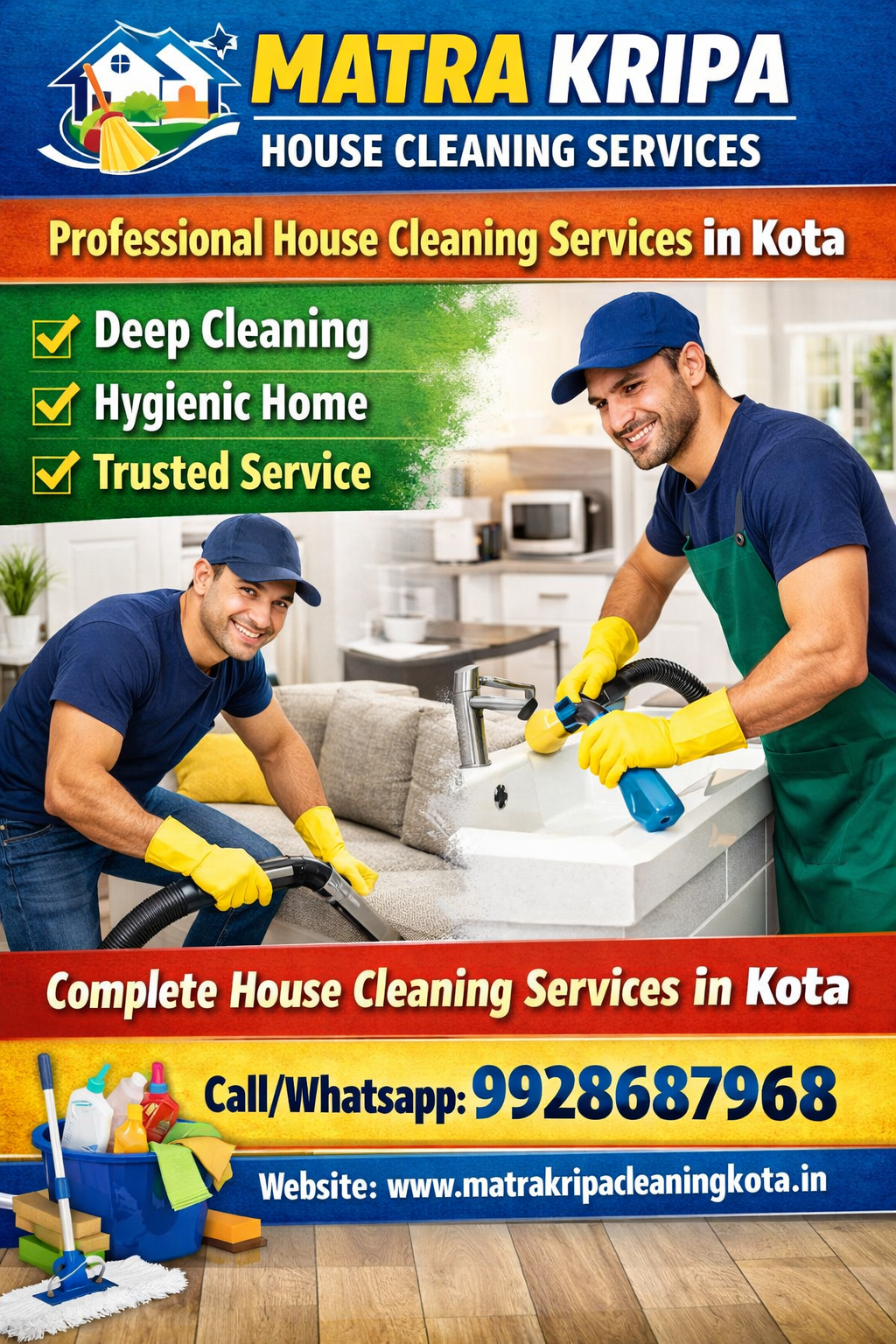 Professional House Cleaning Services in Kota for a Clean and Healthy Home