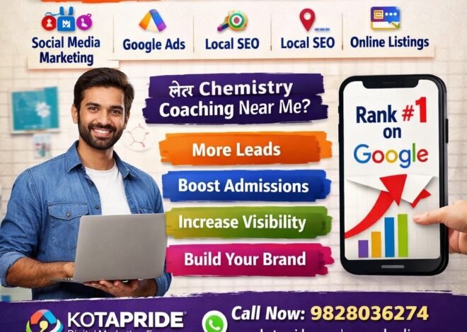 Digital Marketing Services for Chemistry Coaching Classes in Sikar