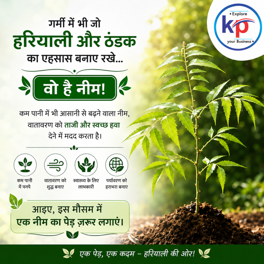 Neem Tree Benefits in Summer: Natural Cooling, Clean Air and Green Environment