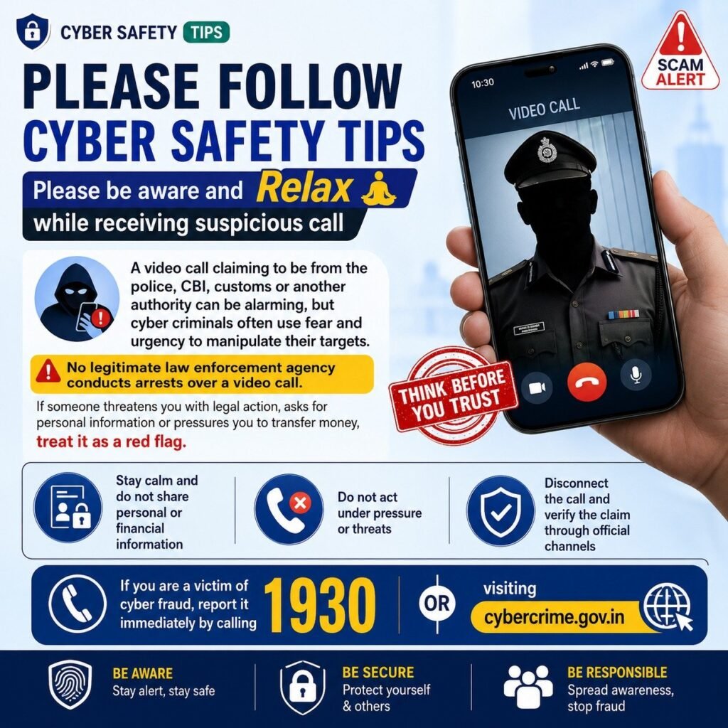 Fake Police and CBI Video Call Scam Alert: Cyber Safety Tips to Protect Yourself from Online Fraud