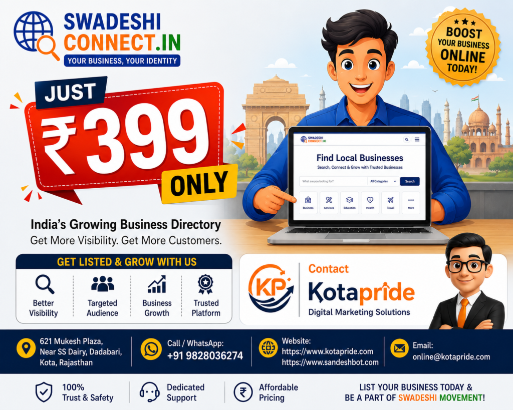 Swadeshiconnect.in List Your Business On Directory Website