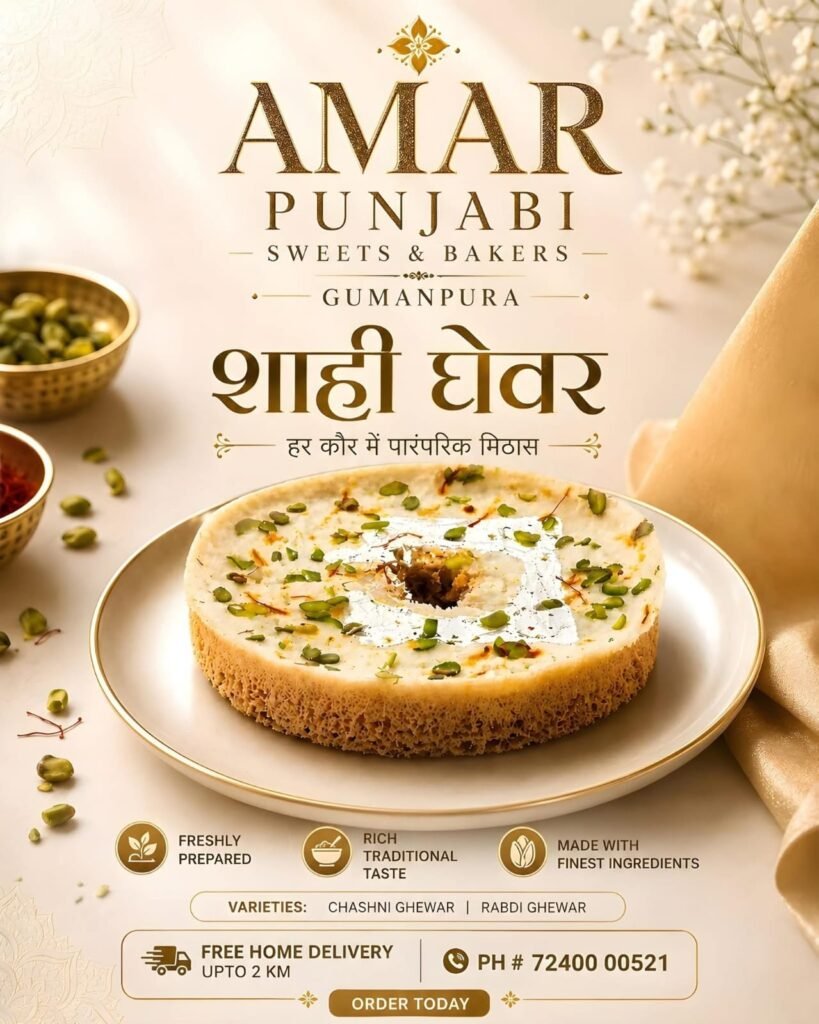 Amar Punjabi Sweets and Bakers, Gumanpura, Kota, Rajasthan