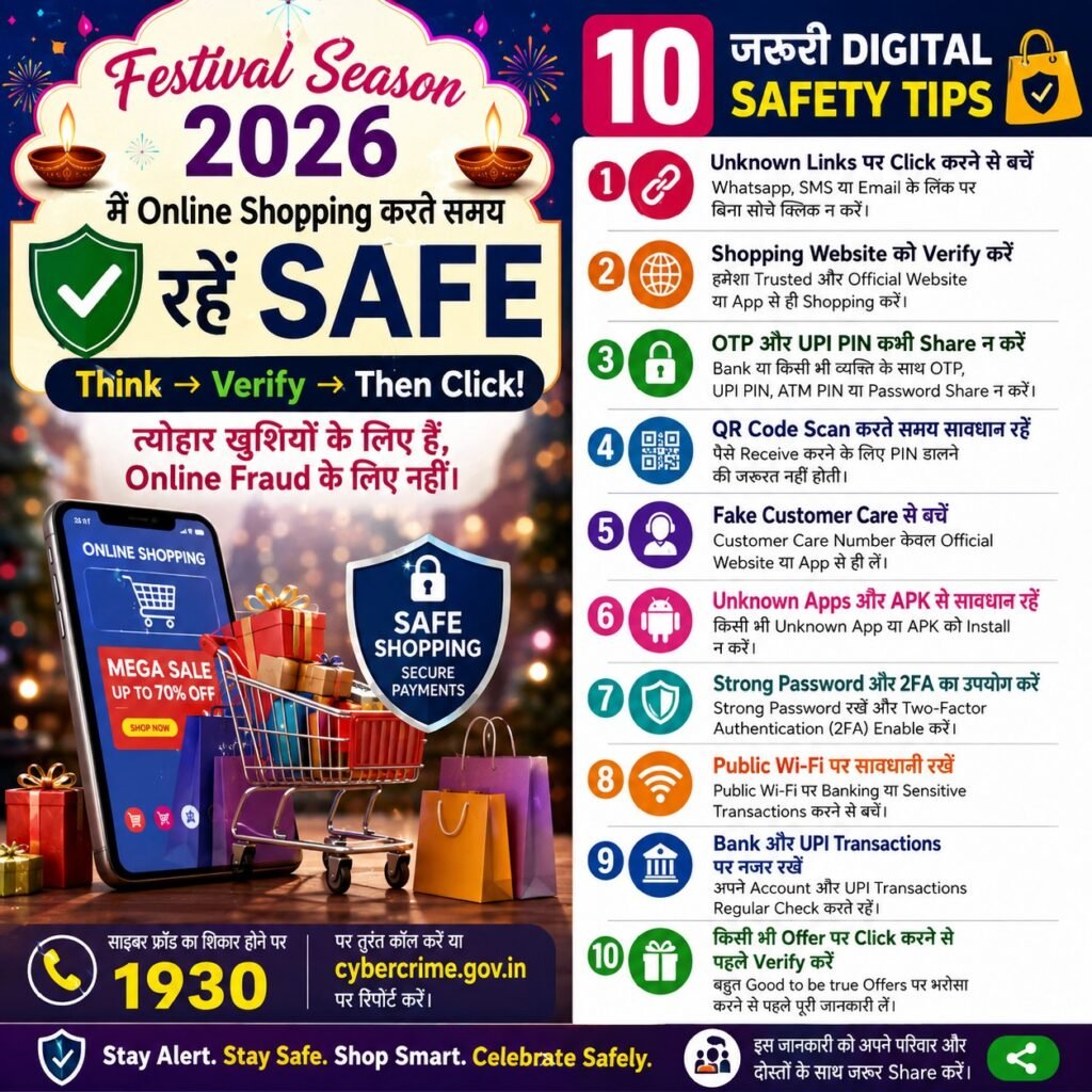 Festival Season 2026: 10 Essential Online Shopping Safety Tips to Stay Safe from Cyber Fraud