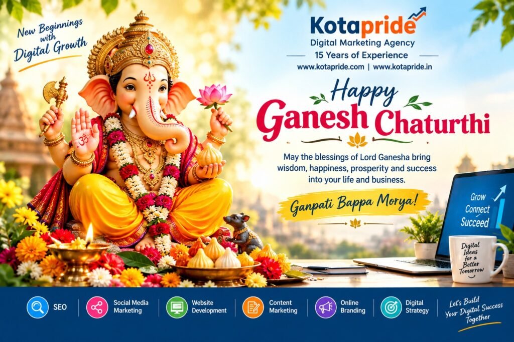 Happy Ganesh Chaturthi 2026 | Wisdom, New Beginnings & Digital Growth – Kotapride